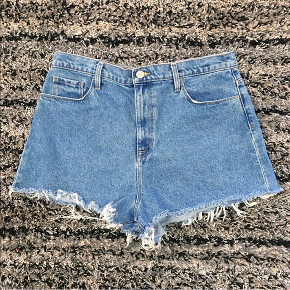Urban Outfitters Pants - BDG denim Size 32W mom high rise cut off shorts
